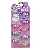 Scunci No Slip Grip Snap Clips - 8 Assorted Colors - Buy Online on GoSupps.com