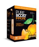 Pureboost Immune Clean Energy Drink Mix: Immunity Supplement with Elderberry 1200 mg Vitamin C Vitamins A + D Zinc 28 Vitamins Minerals and Supernutrients (Tangerine Twist 30 Count) - Buy Online on GoSupps.com