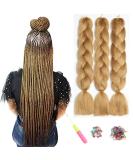 Shop Showjarlly Kanecalon Hair Extensions - Ombre Jumbo Braid 24 Redblond 3 Pack - International Shipping Available! - Buy Online on GoSupps.com