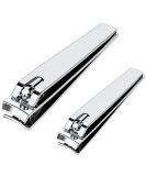 Buy Premium Stainless Steel Nail Clipper Set - Sharp Curved Blades for Men & Women | Durable Toenail & Fingernail Cutter - Buy Online on GoSupps.com
