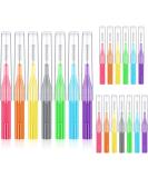 20 pieces interdental brushes toothed dental tooth dental toothbrush Different colors and sizes braces brush mouth hygiene dental tooth cleaner tooth cleaning tools - Buy Online on GoSupps.com