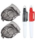 Willbond Golf Ball Line Liner and Marker Set - 4 Pieces Black - Buy Online on GoSupps.com