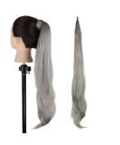 IMISSU Gray Hair Extension Ponytail - Flexible Synthetic Hairpiece Wig for Effortless Style - Buy Online on GoSupps.com