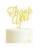 Arthsdite Thank You Cake Topper Thanksgiving Cake Decoration for All That You Do Thanksgiving Day Birthday Wedding Party Decoration Supplies - Gold Glitter - Buy Online on GoSupps.com