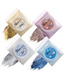 Paramiss Holographic Glitter Makeup Set - 4 Colors (Gold Silver Blue Pink) - 10g for Nails Lip Gloss & Eyeshadow | International Shipping Available - Buy Online on GoSupps.com