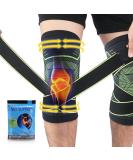 Beister Knee Compression Sleeves with Adjustable Straps for Men & Women - Professional Support Brace for Meniscus Tear, Arthritis, Joint Pain - Ideal for Running, Basketball - Green - Buy Online on GoSupps.com