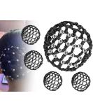 Capsing 5 pieces Dutt network hair network black duttnetz dutt pillow bun hairstyle aid fabric node network for gymnastics rhythmic sports gymnastics ballet - Buy Online on GoSupps.com