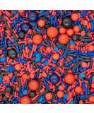 Spiderman Cake Decorating Sprinkles - Red, Blue, Black Edible Toppings for Cupcakes, Cookies & Baking - Buy Online on GoSupps.com