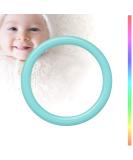 Buy Turquoise Silicone O-Ring Pacifier Adapter & Chain | International Shipping Available - Buy Online on GoSupps.com