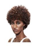100% Brazilian Hair Afro Wig for Black Women - Short Curly 5 Inch - Dark Blonde, Medium Auburn, Dark Brown - Beauty Personal Care - Buy Online on GoSupps.com
