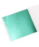 KINNO Cyan Foil Leaf Sheets - 100 Sheets 3.15, Cyan Gilding Gold Foil for Paintings, Arts Crafts, Nail Deco, Furniture & Fashion - 8cm - Buy Online on GoSupps.com
