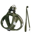 UVTQSSP Dog Harness for Small Dogs - Padded Puppy Harness with Leash in Olive Green XS - Buy Online on GoSupps.com