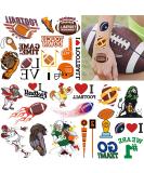 60pcs Temporary Tattoos: Waterproof Body Art Stickers for Fan Games & Events - Football Designs for Boys, Girls, Men, Women - Party Favors & Scholl Rewards - 10 Sheets - Buy Online on GoSupps.com