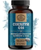 Coenzyme Q10 200mg Capsules - High Dose Ubiquinol Formula | 120 Vegan Capsules | Laboratory Tested | Scheunengut  - Buy Online on GoSupps.com