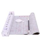 MEGREZ Chinese Calligraphy Set - Brush, Water Writing Cloth, Paper, Chinese Brush, Water Dish - Beginners Practice Set (6 Items) - Buy Online on GoSupps.com