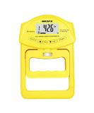 GRIPX Digital Hand Dynamometer - Automatic Grip Strength Meter | 198 lbs / 90 kg - Yellow | International Shipping - Buy Online on GoSupps.com