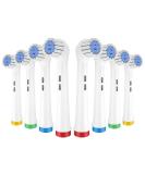 BICUMY 8 Soft Extra Thin Precision Brush Heads for Oral B Electric Toothbrush - Gentle Clean for Sensitive Gums and Teeth - Buy Online on GoSupps.com