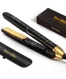 Terviiix Professional Smoothing Iron - 25mm 100% Pure Titanium Plates for Smoothing Curling & Waves | Rapid Heating Dual Voltage | 150 C-230 C - Buy Online on GoSupps.com