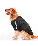 NAMSAN Dog Sweater | Warm Winter Clothes for Large Dogs | Black Button Design Hoodie - 4XL - Buy Online on GoSupps.com
