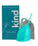 Kind Cup Menstrual Cup | Eco-Friendly Comfortable & Easy to Use | High & Low Cervix | Beginner Friendly | Small Aqua | International Shipping - Buy Online on GoSupps.com