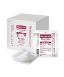 Medrull mulltubfer sterile 5cm x 5cm non -adhesive wound drafts - extra absorbent - 8 -lay Packaged 5 pieces - 20 paper bags (100 pieces) 5x5 cm (100 pack) - Buy Online on GoSupps.com