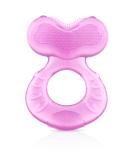 Nuby Silicone Teethe-EZ Teether with Bristles - Pink | Soothing Baby Teething Toy - Buy Online on GoSupps.com