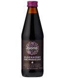 Biona Organic Super Juice - Elderberry 100% Pure 6x330ml - Buy Online on GoSupps.com