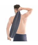 Migliore Wear Back Scrubber for Shower Double Layer/Side Back Shower Scrubber with Handles for Men & Women Deep Exfoliating Back Washer/Natural Body Exfoliator Bath Scrub Loofah 1 pcs Grey - Buy Online on GoSupps.com