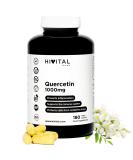 Quercetin 1000mg - 180 Vegan Capsules | Saphora Japonica Extract | Cellular Antioxidants & Natural Inflammatory Inhibitors - 3-Month Supply - Buy Online on GoSupps.com