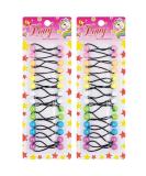 28 Pcs Hair Ties 12mm Ball Bubble Ponytail Holders Colorful Elastic Accessories for Kids Children Girls Women All Ages (Pastel Assorted) - Buy Online on GoSupps.com