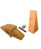 Excavator Bucket Adapter & Standard Dirt Tooth w/Pin 3G6304 & 1U3302 Fits 1.25" Thick Bucket Lip (1) - Buy Online on GoSupps.com