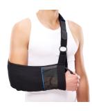 Buy Lightweight Arm Sling - Breathable & Adjustable Medical Sling for Torn Rotator Cuff & Fractured Forearm - One Size Fits Most - International Shipping Available - Buy Online on GoSupps.com