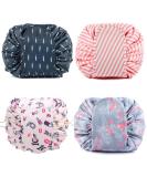 4-Piece Portable Cosmetic Bag Set - Large Capacity Waterproof & Multifunctional Makeup Pockets for Travel - Ideal for Women & Girls - Buy Online on GoSupps.com