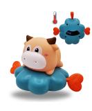 SkyroX Baby Bath Thermometer - Fun Animal Designs - UK Company (Cow) - Buy Online on GoSupps.com