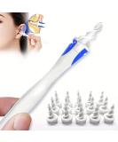 Soft Silicone Ear Wax Remover Tool - Reusable Kit with 16 Replacement Heads for Easy Ear Cleaning & Care - Buy Online on GoSupps.com