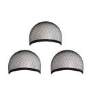 MapofBeauty 3 Pieces Elastic Hair Mesh Net One Size Wig Caps(Black) - Buy Online on GoSupps.com