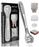 Premium Callus Shaver & Foot File Set - 2 in 1 Stainless Steel Foot Care Razor & Callus Remover for Smooth Feet | Best Pedicure Tools for Hard Skin & Corns - Buy Online on GoSupps.com