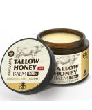 Beef Tallow & Honey Balm for Face | 100% Grass Fed Tallow Moisturizer | Natural Honey Lotion for Soft Smooth Skin - Buy Online on GoSupps.com