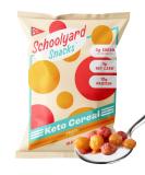 Schoolyard Snacks Keto Cereal - Fruity Low Carb, High Protein, All Natural | Gluten & Grain-Free, Sugar Free for Diabetics | 12 Bags, 100 Calories - Keto Friendly - Buy Online on GoSupps.com