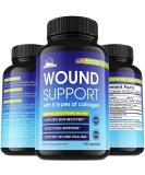 Wound Healing Scar Pills - Made in USA for Surgery Recovery & Support - Reduce Scarring, Bruising, Swelling - Fast Recovery from Plastic & Breast Surgery - Buy Online on GoSupps.com