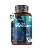 Creatine Monohydrate Tablets 3000mg - 270 Creatine Tablets - Gym Supplement for Men & Women - Creatine Monohydrate Powder Alternative - Vegan & Keto Unflavoured Energy Supplement for Workout - Buy Online on GoSupps.com