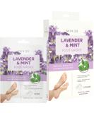 Lavender and Mint Foot Masks Moisturizing Socks - Relieves Swollen & Aching Feet, Removes Odor - 3 Pairs - Buy Online on GoSupps.com