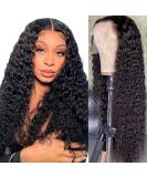 22 Inch Water Wave Lace Front Human Hair Wig 180% Density | HD Transparent Lace Frontal Wig for Women | Wet and Wavy Glueless Pre Plucked Wig - Buy Online on GoSupps.com