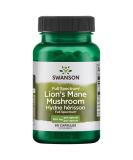 Swanson Lion's Mane Mushroom 500 mg - 60 Capsules - Buy Online on GoSupps.com