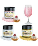 Buy Homy ARTY Edible Glitter - 3 Colors for Cakes & Drinks | Tasteless Powder for Easter Christmas & Parties - 4G per Dose - Buy Online on GoSupps.com