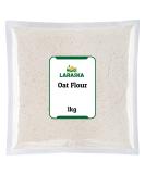 Oat Flour 1kg by Laraska Vegan. Non-GMO Low-Carb Oat Flour with Protein & Dietary Fiber for Baking Cooking & More  - Buy Online on GoSupps.com