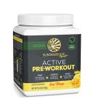 Sunwarrior Pre Workout Powder - Vegan Plant-Based Energy Drink | Yuzu Mango Flavor | Boost Pump Hydration Focus & Endurance | 30 Servings - Buy Online on GoSupps.com