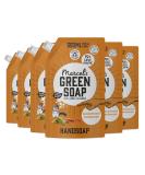 Marcel's Green Soap Hand Soap Refill Pack - Sandalwood & Cardamom | 100% Eco-Friendly & Vegan | 6-Pack 500ml Liquid Soap Dispenser Refills - Buy Online on GoSupps.com