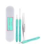 4 Pack Paper Quilling Tools Set with Slotted Tools, Needle, Tweezer, and Storage Box - Buy Online on GoSupps.com