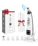 Blackhead Remover Vacuum - Electric Pore Cleaner Tool with 5 Suction Probes and 4 Acne Needles - USB Rechargeable for Men and Women - Buy Online on GoSupps.com